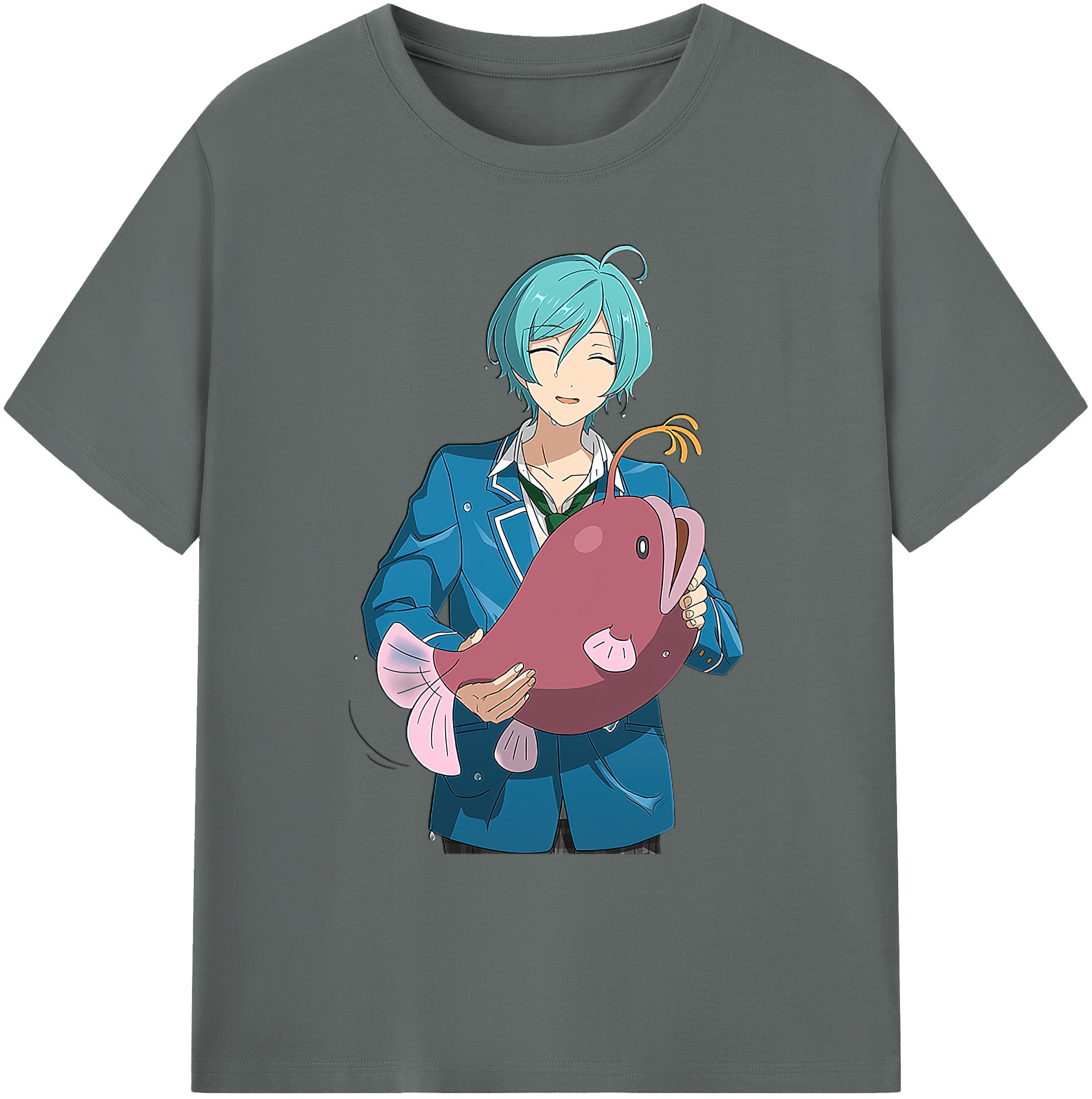 （画像用） あんさんぶるスターズ! Ensemble Stars 綿100％ メンズ半袖Tシャツ｜肌触りやわらか＆通気性